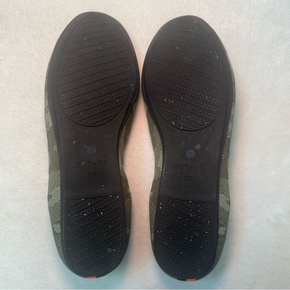 ROTHY’S Green Camo Flats Loafers - Size 9.5 - Picture 2 of 6